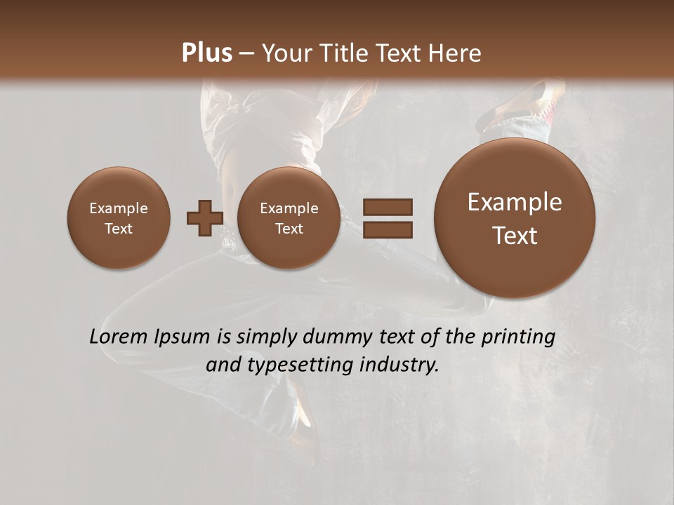 Hiphop Stunt Gymnastic PowerPoint Template