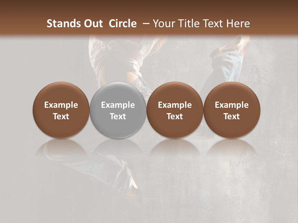 Hiphop Stunt Gymnastic PowerPoint Template
