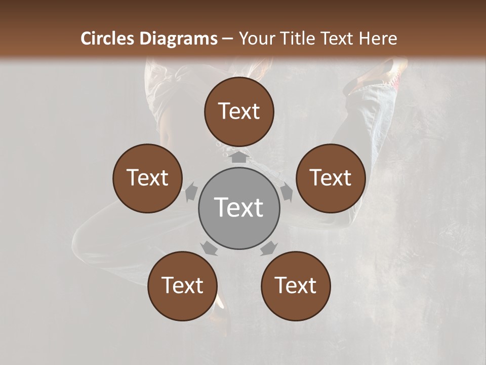 Hiphop Stunt Gymnastic PowerPoint Template