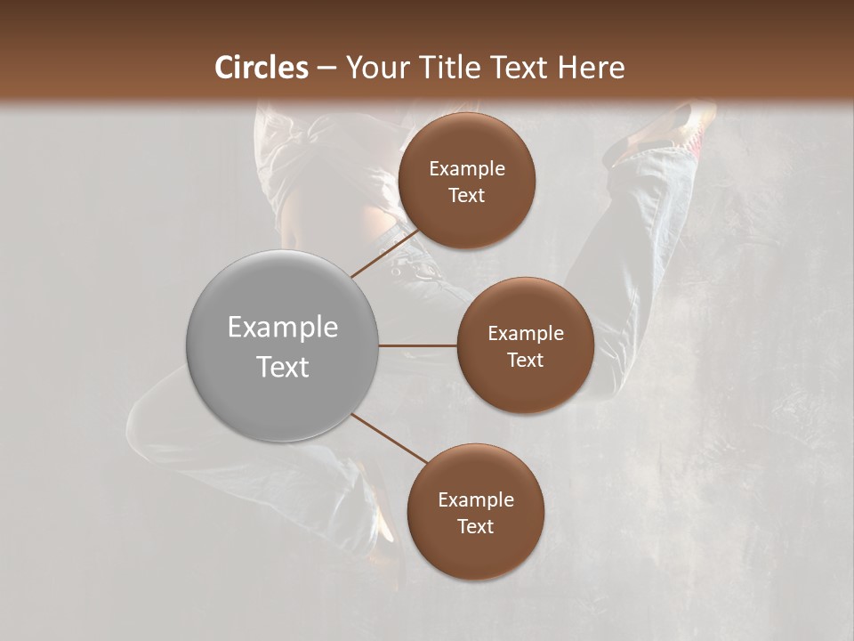 Hiphop Stunt Gymnastic PowerPoint Template