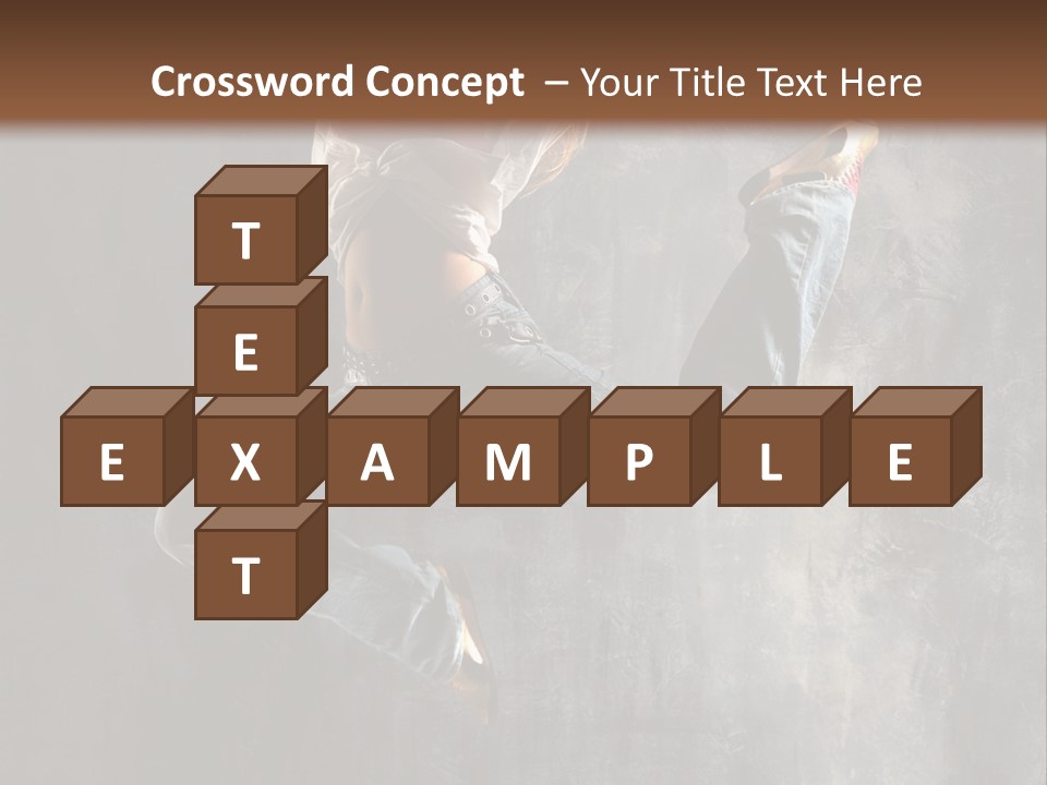 Hiphop Stunt Gymnastic PowerPoint Template