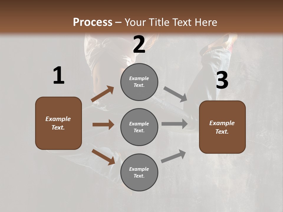 Hiphop Stunt Gymnastic PowerPoint Template