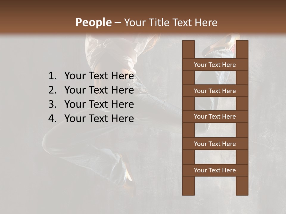 Hiphop Stunt Gymnastic PowerPoint Template