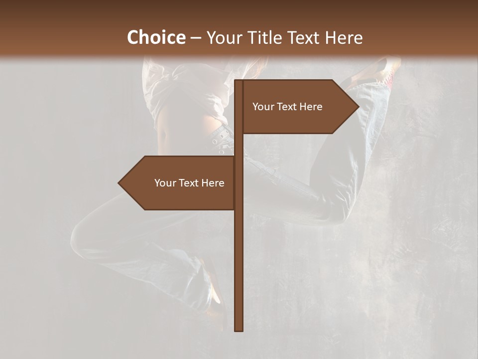 Hiphop Stunt Gymnastic PowerPoint Template