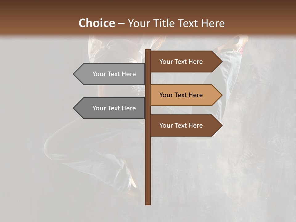 Hiphop Stunt Gymnastic PowerPoint Template