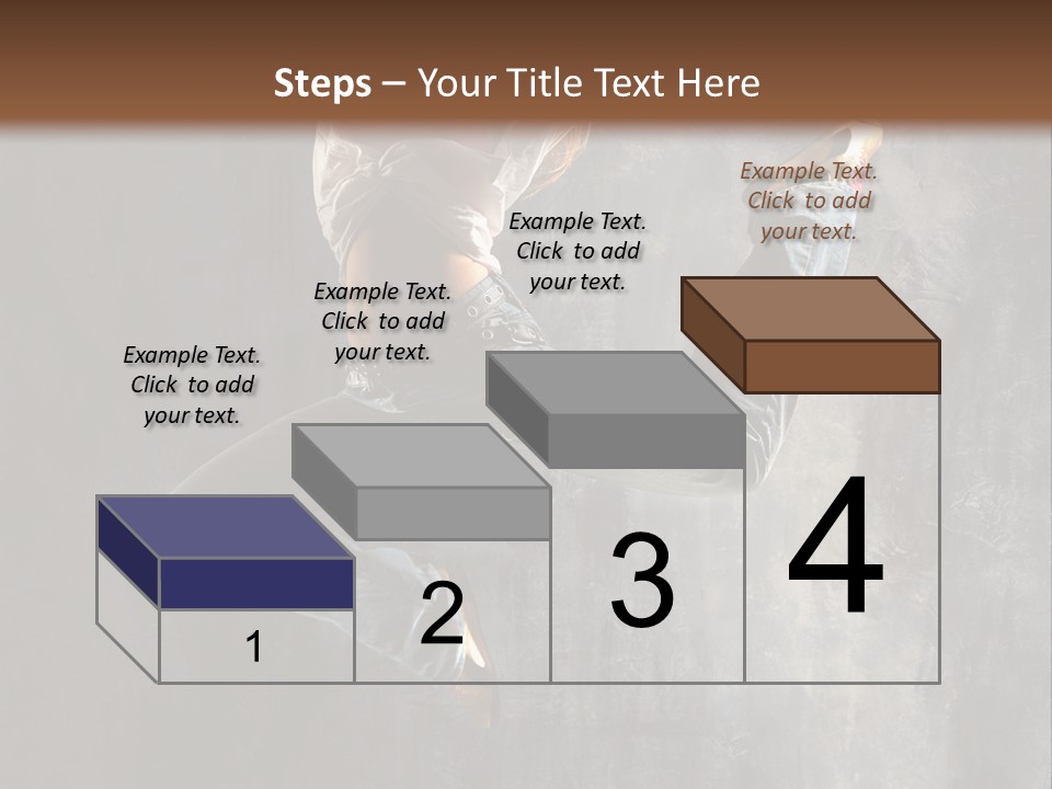 Hiphop Stunt Gymnastic PowerPoint Template