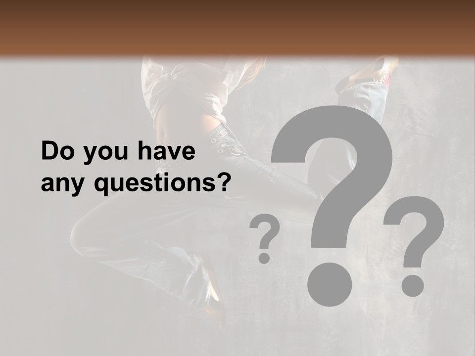 Hiphop Stunt Gymnastic PowerPoint Template