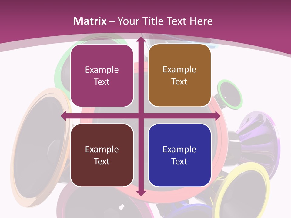 Set White Wave PowerPoint Template