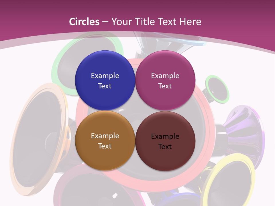 Set White Wave PowerPoint Template