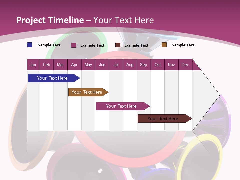 Set White Wave PowerPoint Template