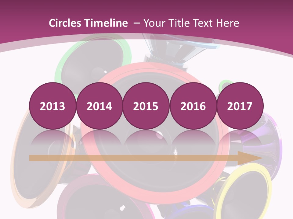 Set White Wave PowerPoint Template