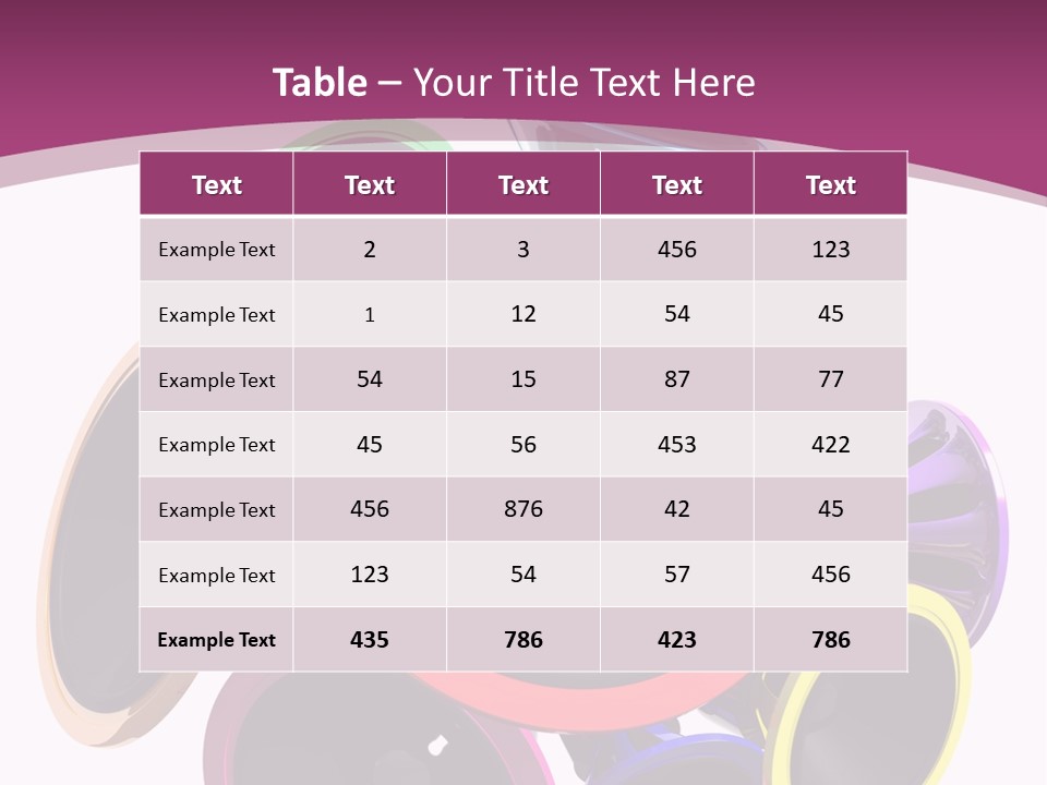 Set White Wave PowerPoint Template