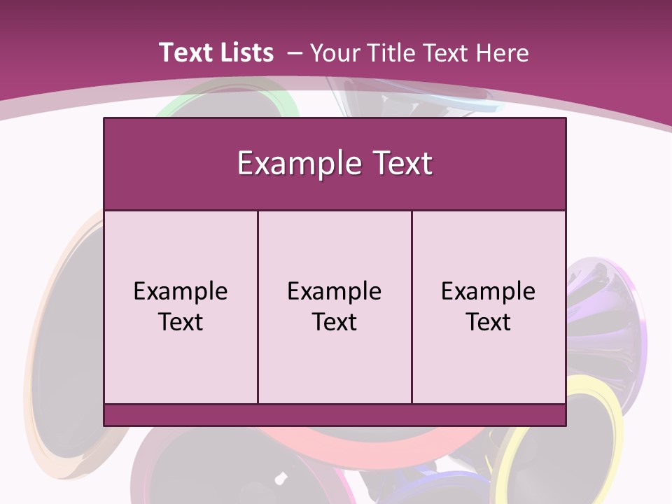 Set White Wave PowerPoint Template