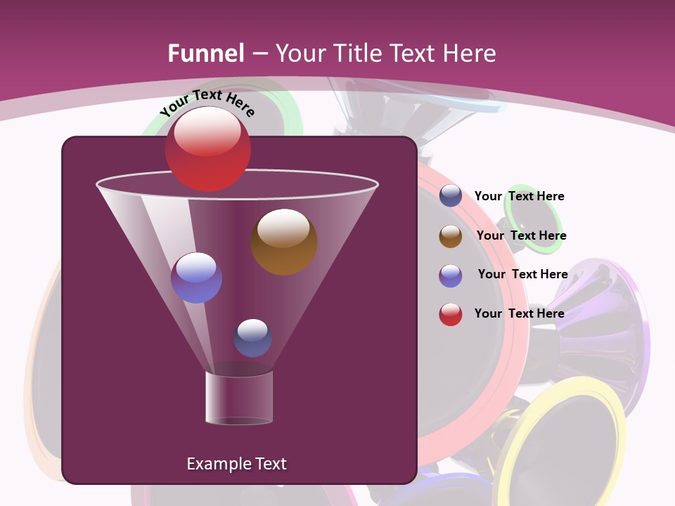 Set White Wave PowerPoint Template