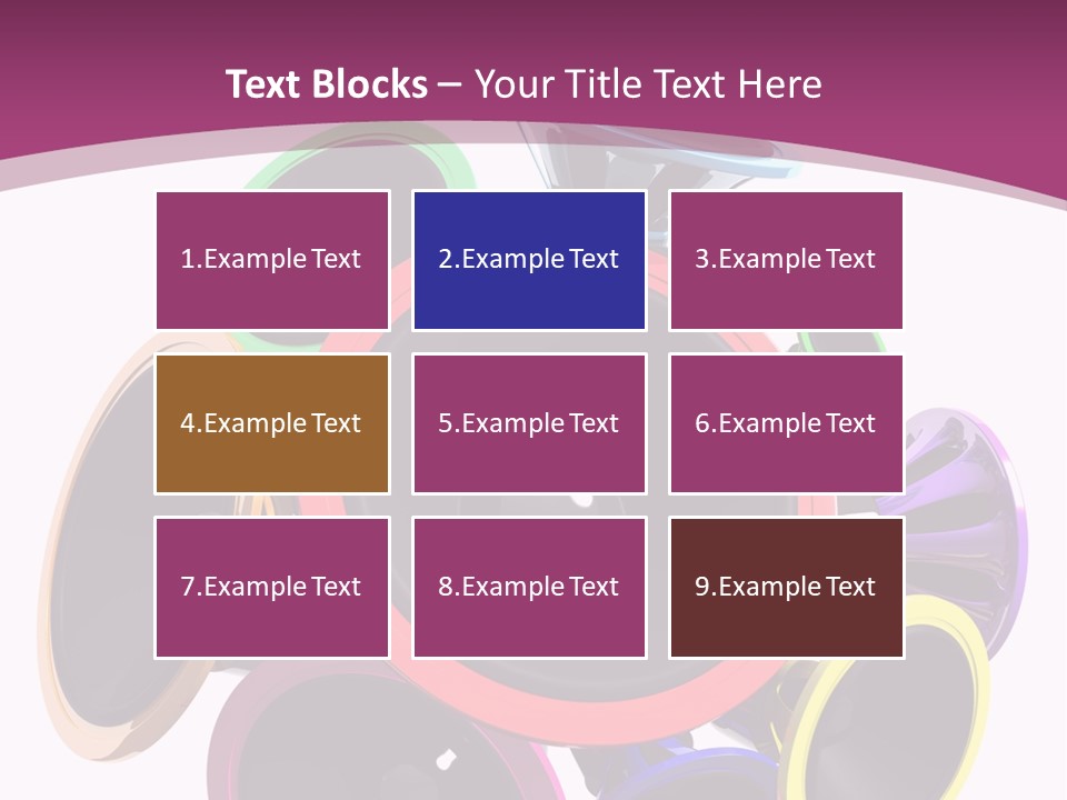 Set White Wave PowerPoint Template