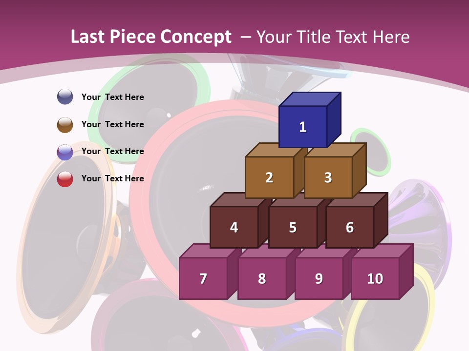 Set White Wave PowerPoint Template