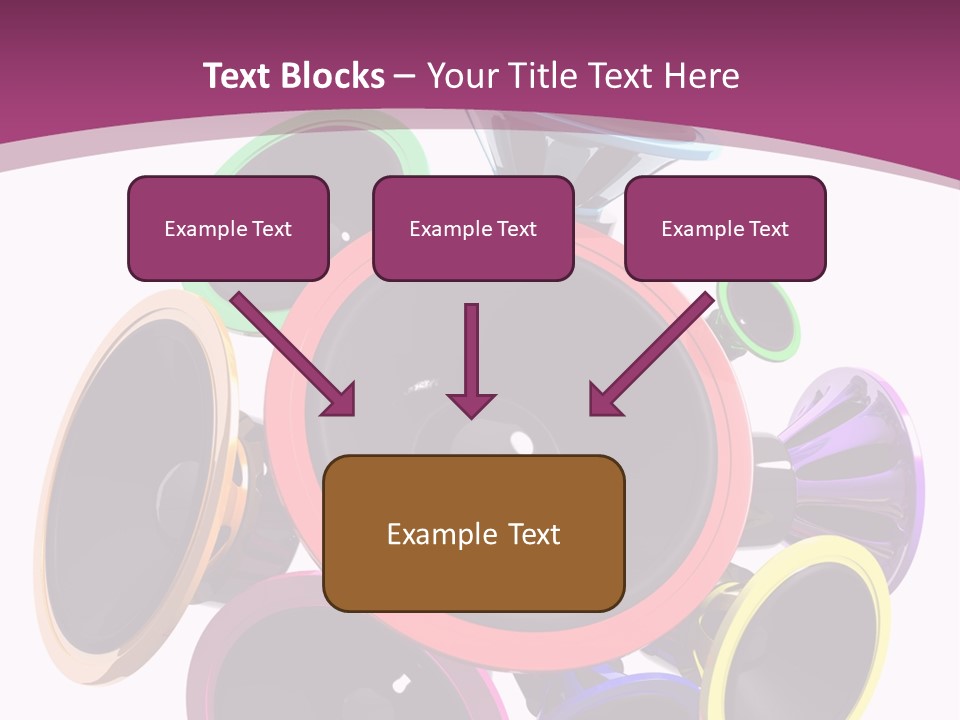 Set White Wave PowerPoint Template