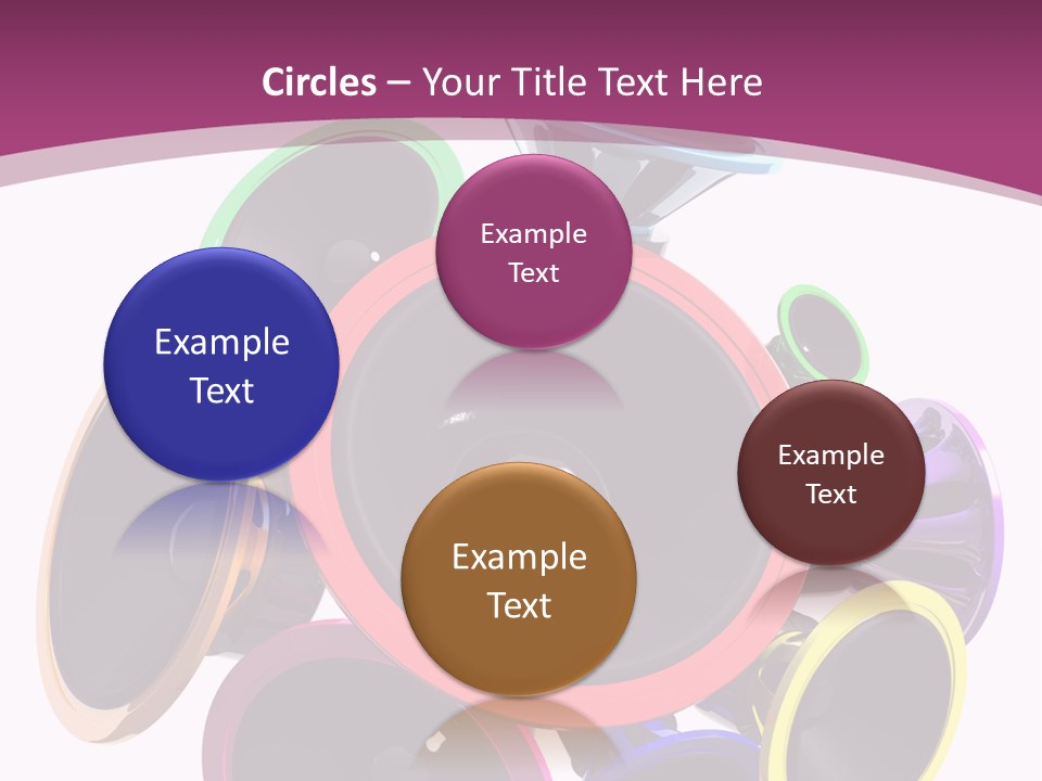 Set White Wave PowerPoint Template