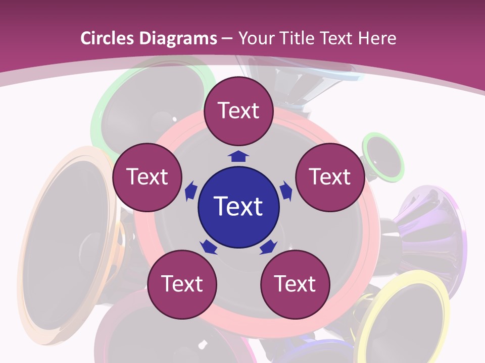 Set White Wave PowerPoint Template