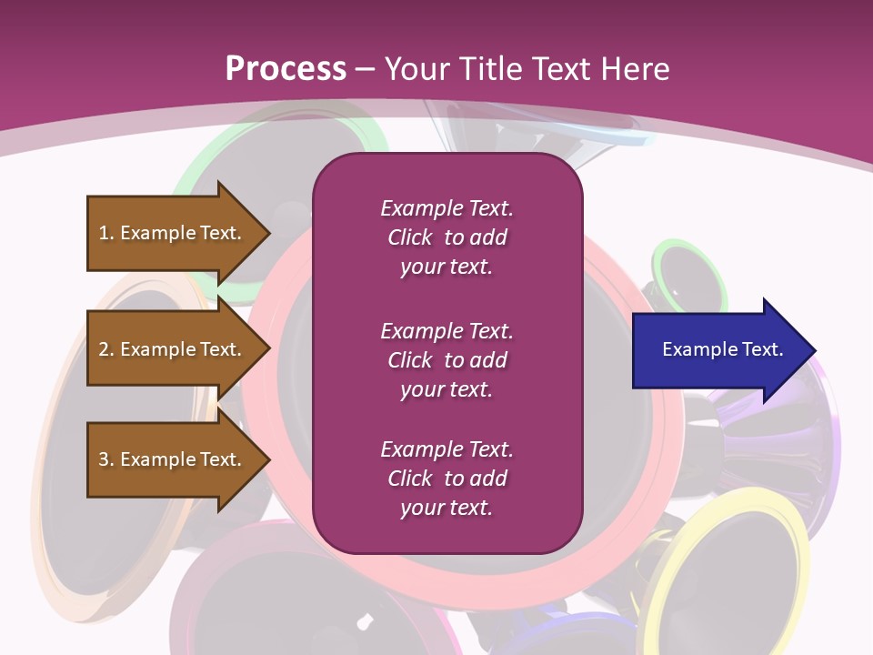 Set White Wave PowerPoint Template