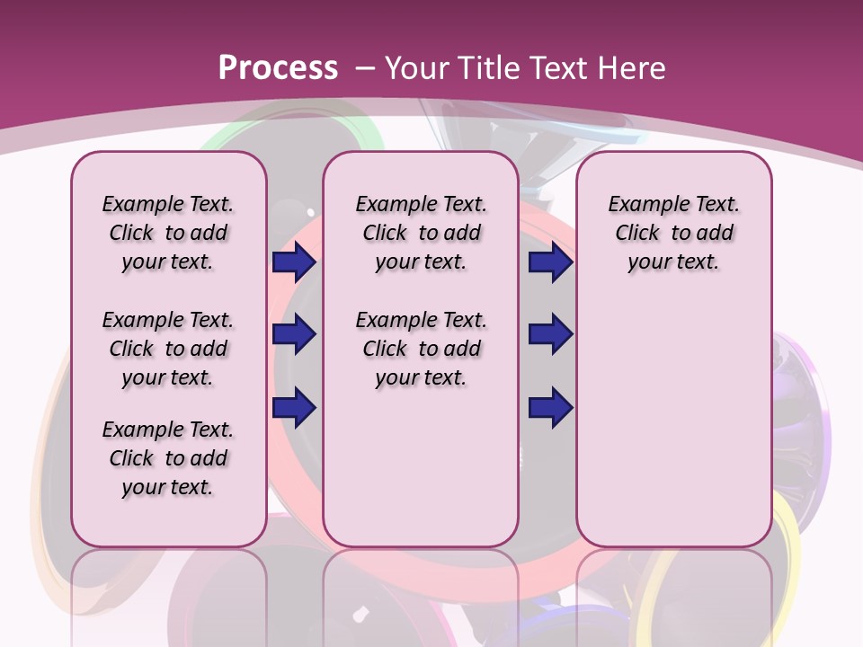 Set White Wave PowerPoint Template