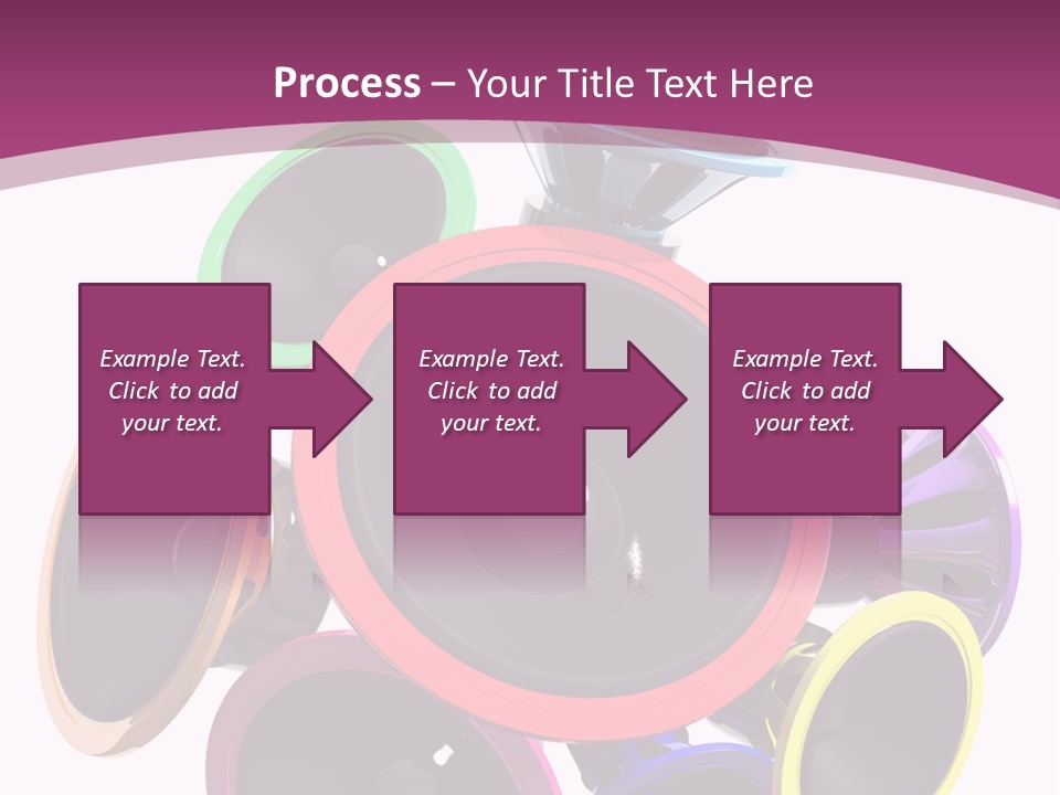 Set White Wave PowerPoint Template