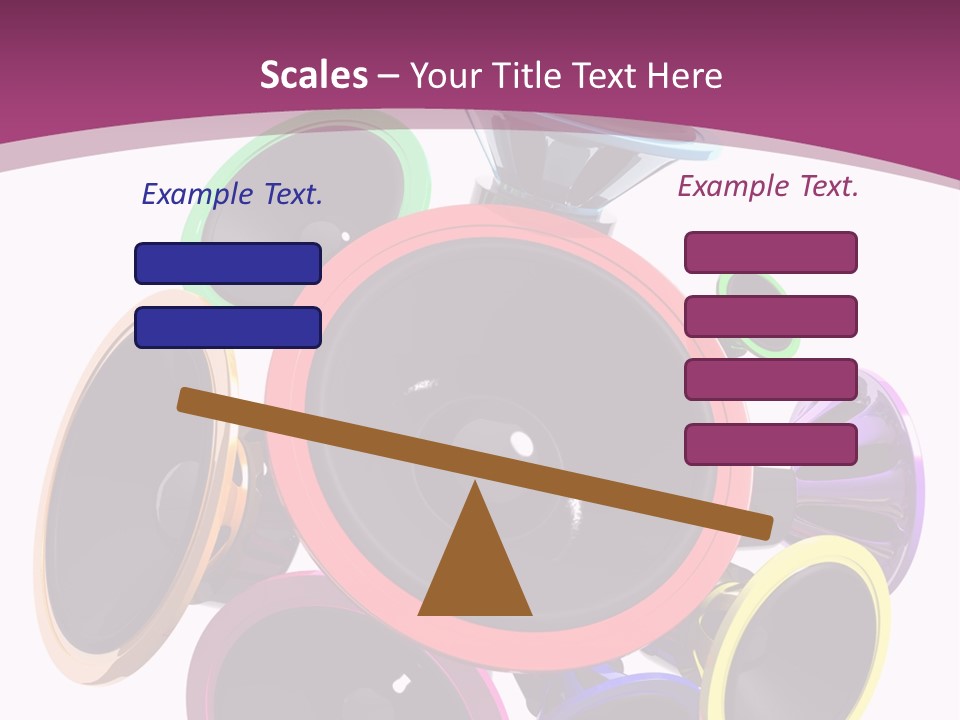 Set White Wave PowerPoint Template