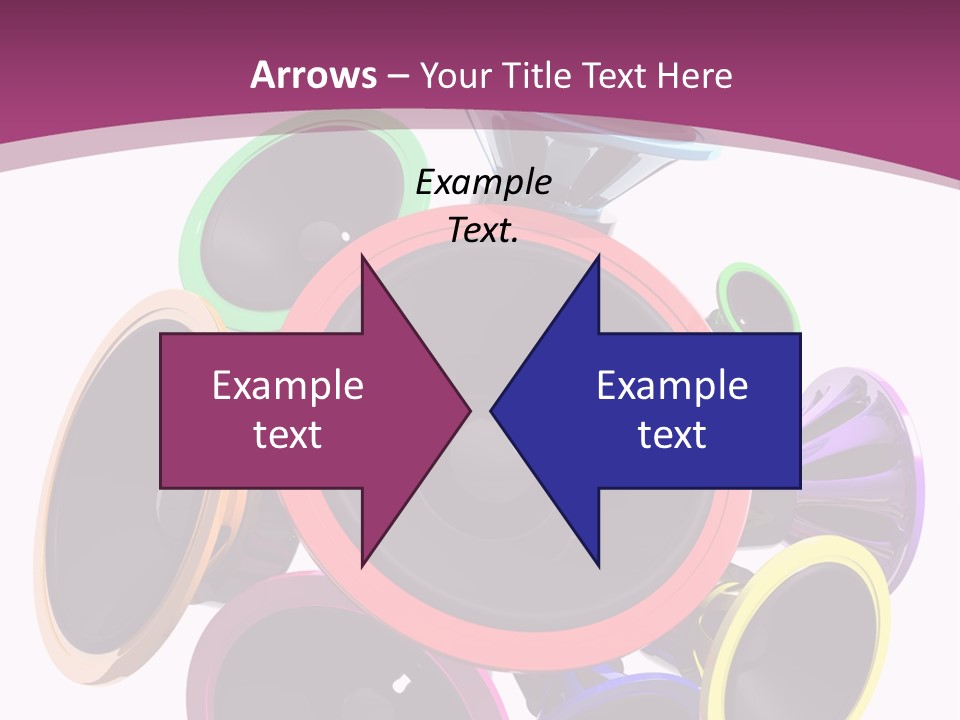 Set White Wave PowerPoint Template