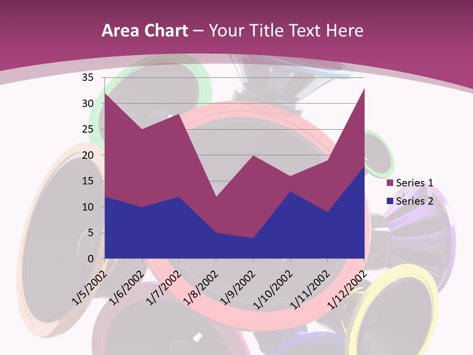 Set White Wave PowerPoint Template