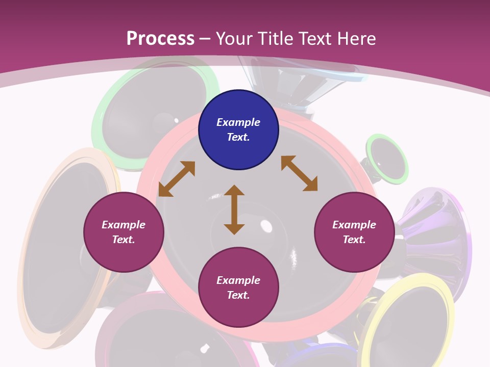 Set White Wave PowerPoint Template