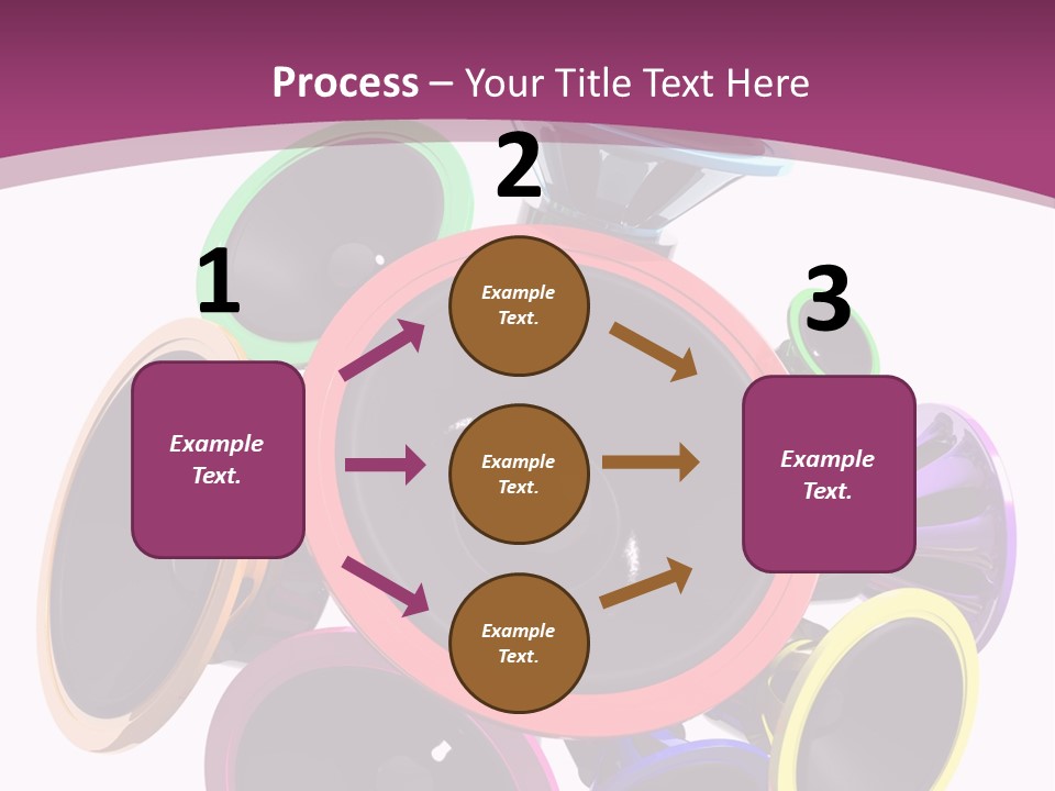 Set White Wave PowerPoint Template