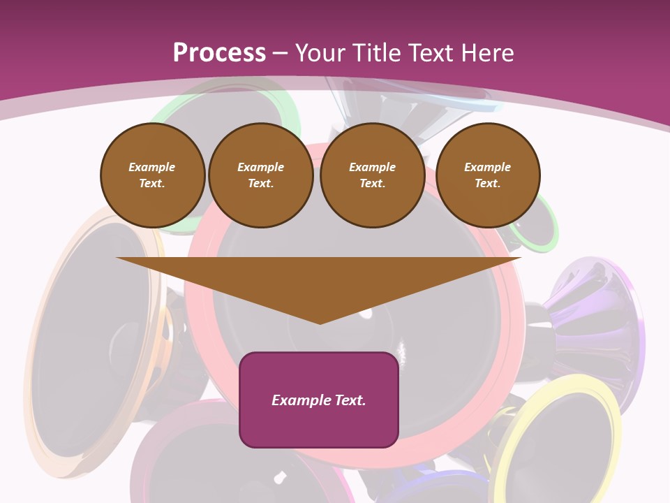 Set White Wave PowerPoint Template
