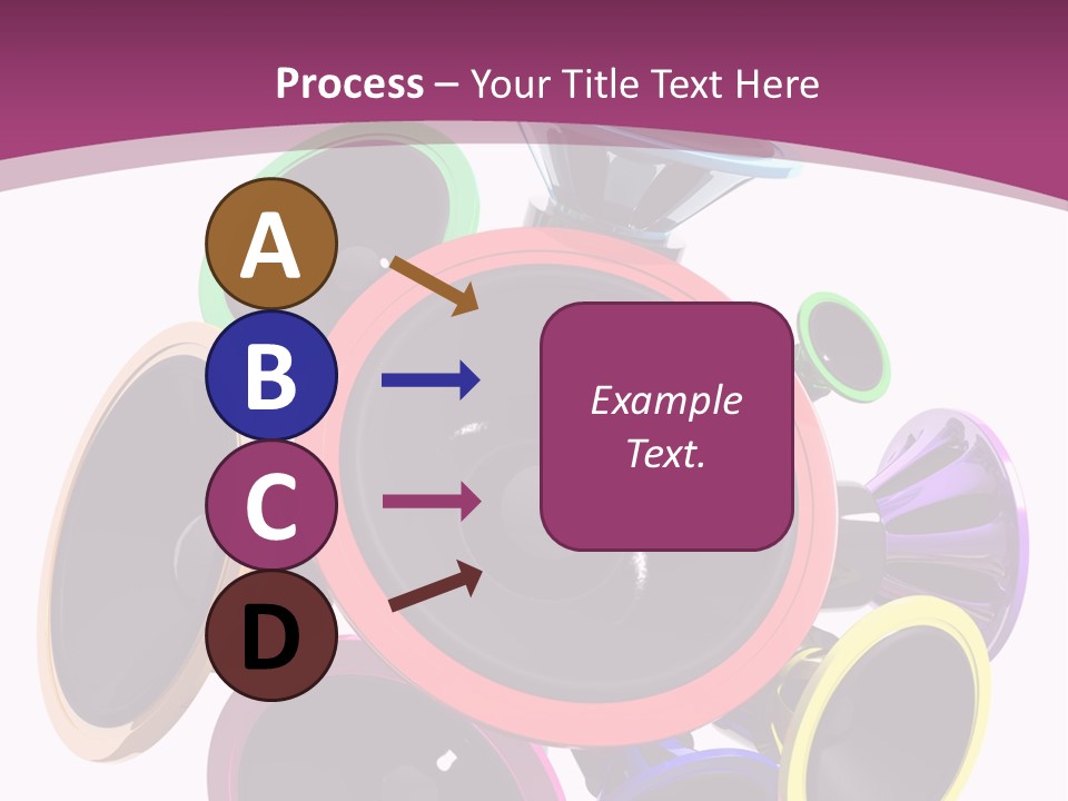 Set White Wave PowerPoint Template