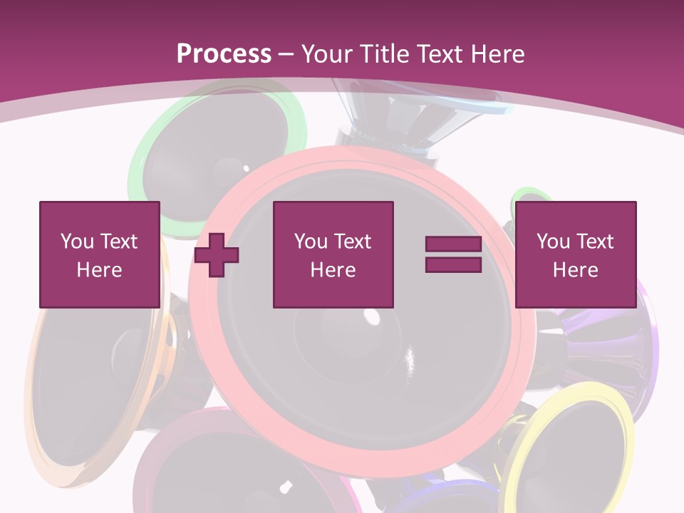 Set White Wave PowerPoint Template