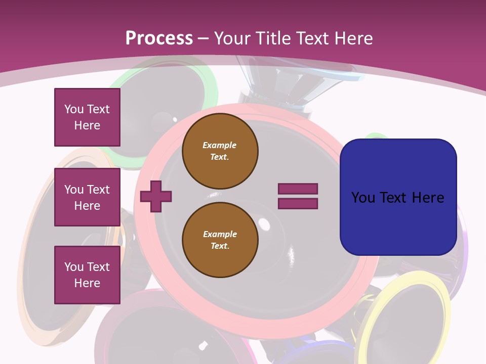 Set White Wave PowerPoint Template