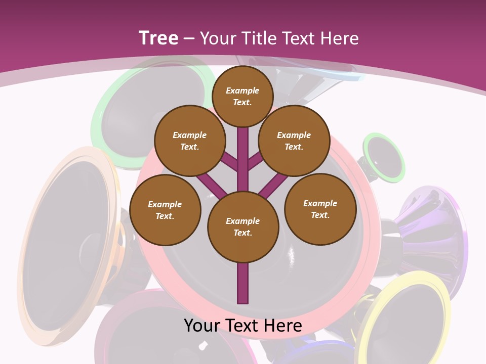 Set White Wave PowerPoint Template