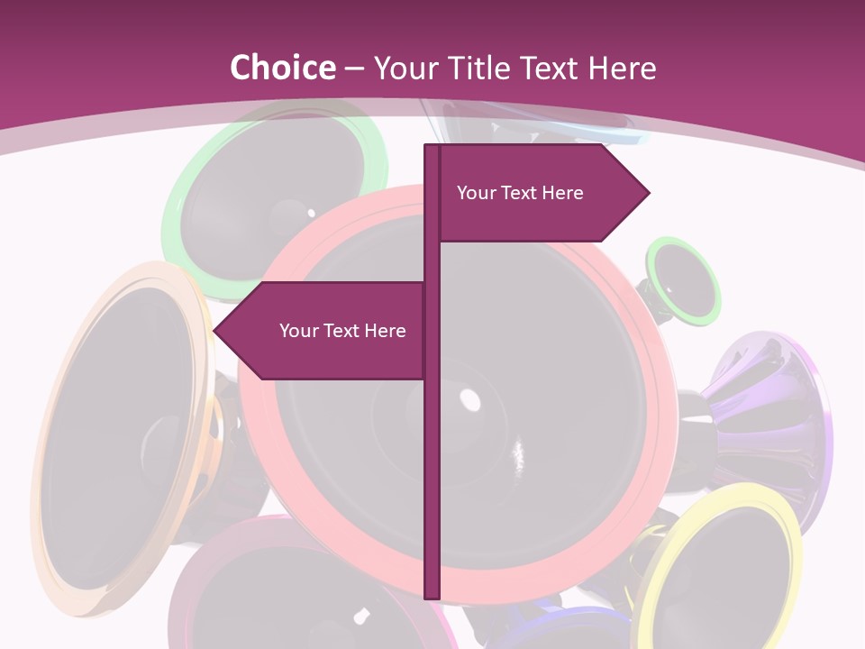 Set White Wave PowerPoint Template