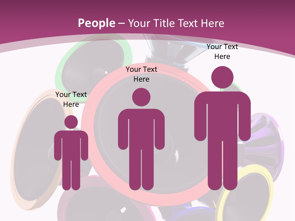 Set White Wave PowerPoint Template