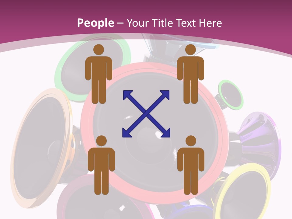 Set White Wave PowerPoint Template