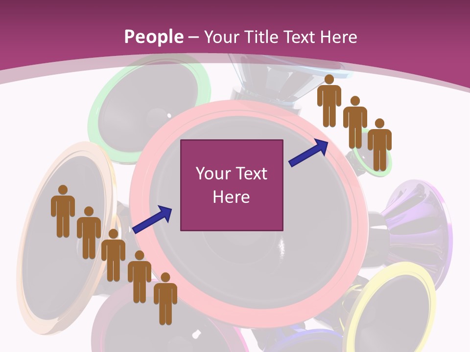 Set White Wave PowerPoint Template