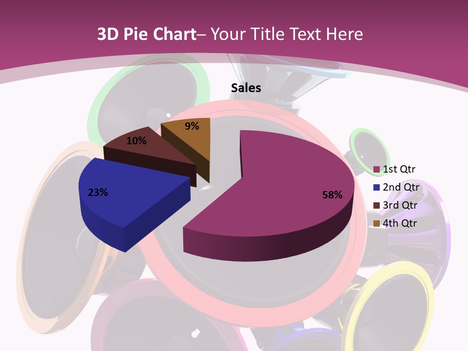 Set White Wave PowerPoint Template