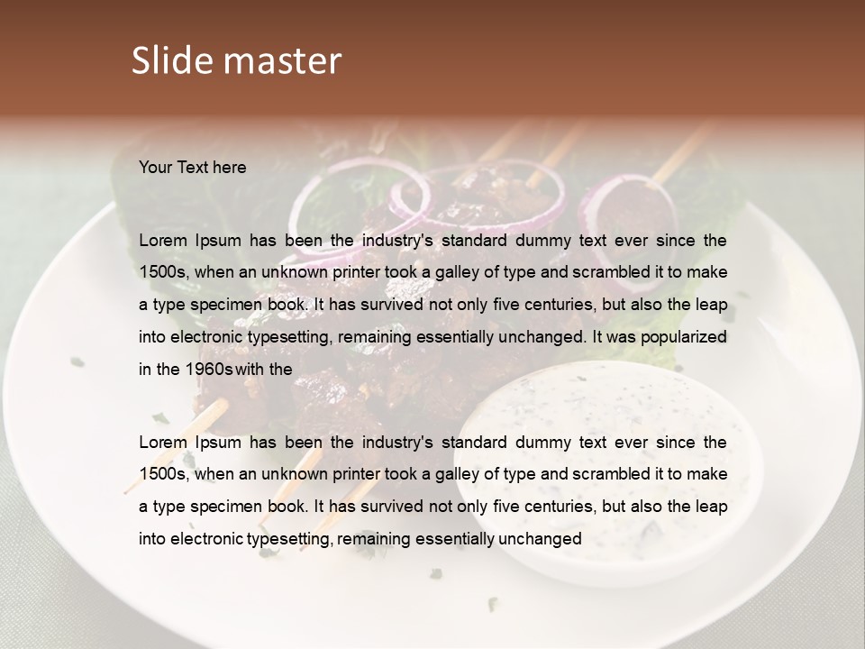 Crowd Casual Illustration PowerPoint Template