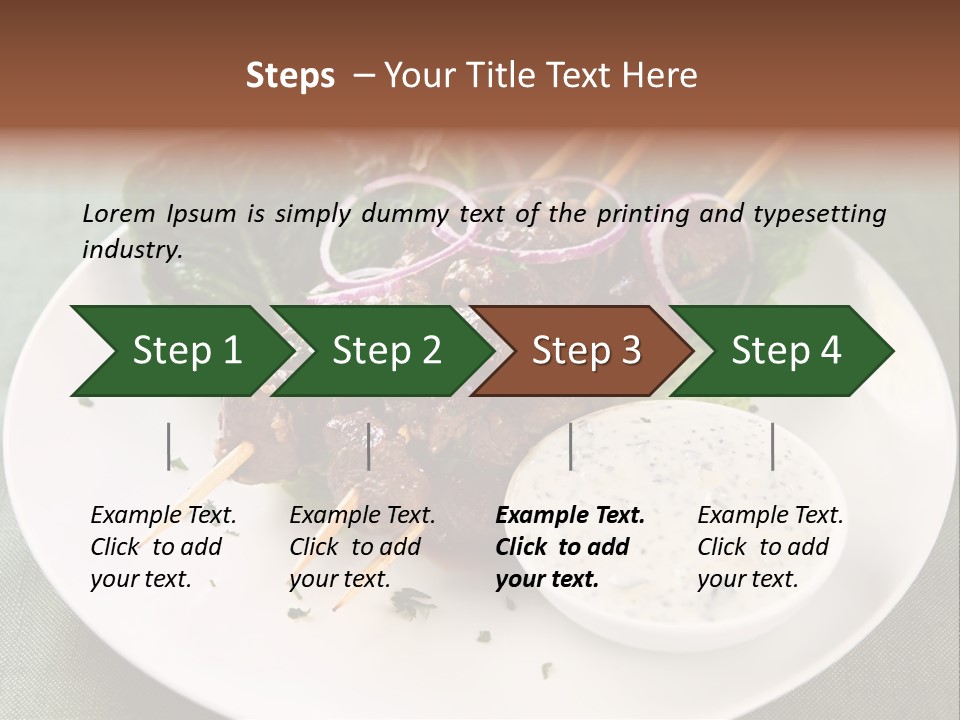 Crowd Casual Illustration PowerPoint Template
