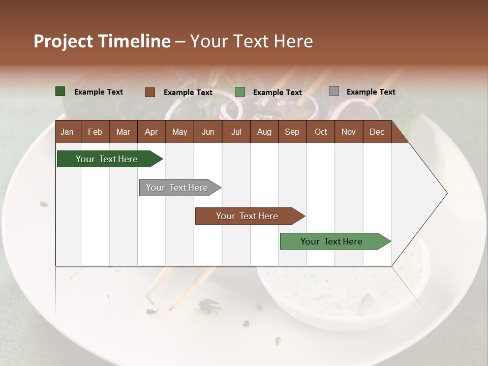 Crowd Casual Illustration PowerPoint Template