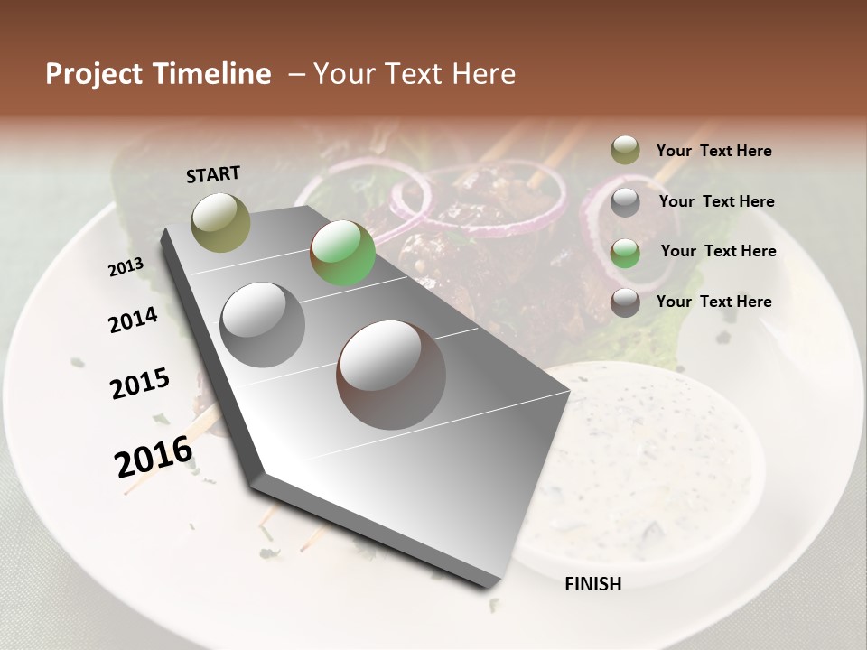 Crowd Casual Illustration PowerPoint Template
