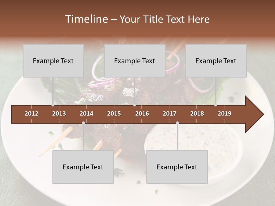 Crowd Casual Illustration PowerPoint Template