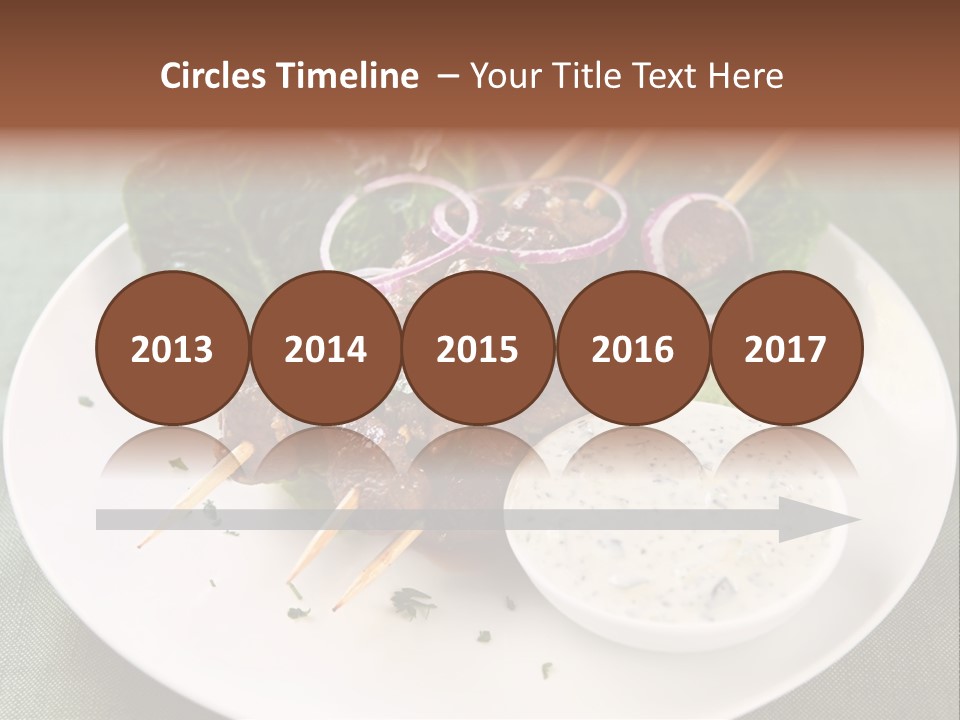 Crowd Casual Illustration PowerPoint Template