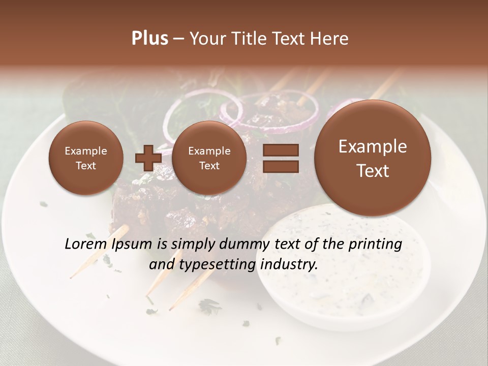 Crowd Casual Illustration PowerPoint Template