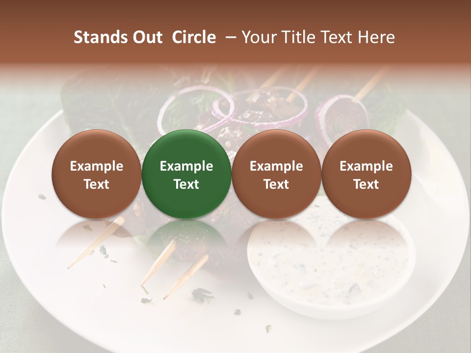 Crowd Casual Illustration PowerPoint Template