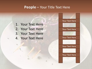 Crowd Casual Illustration PowerPoint Template